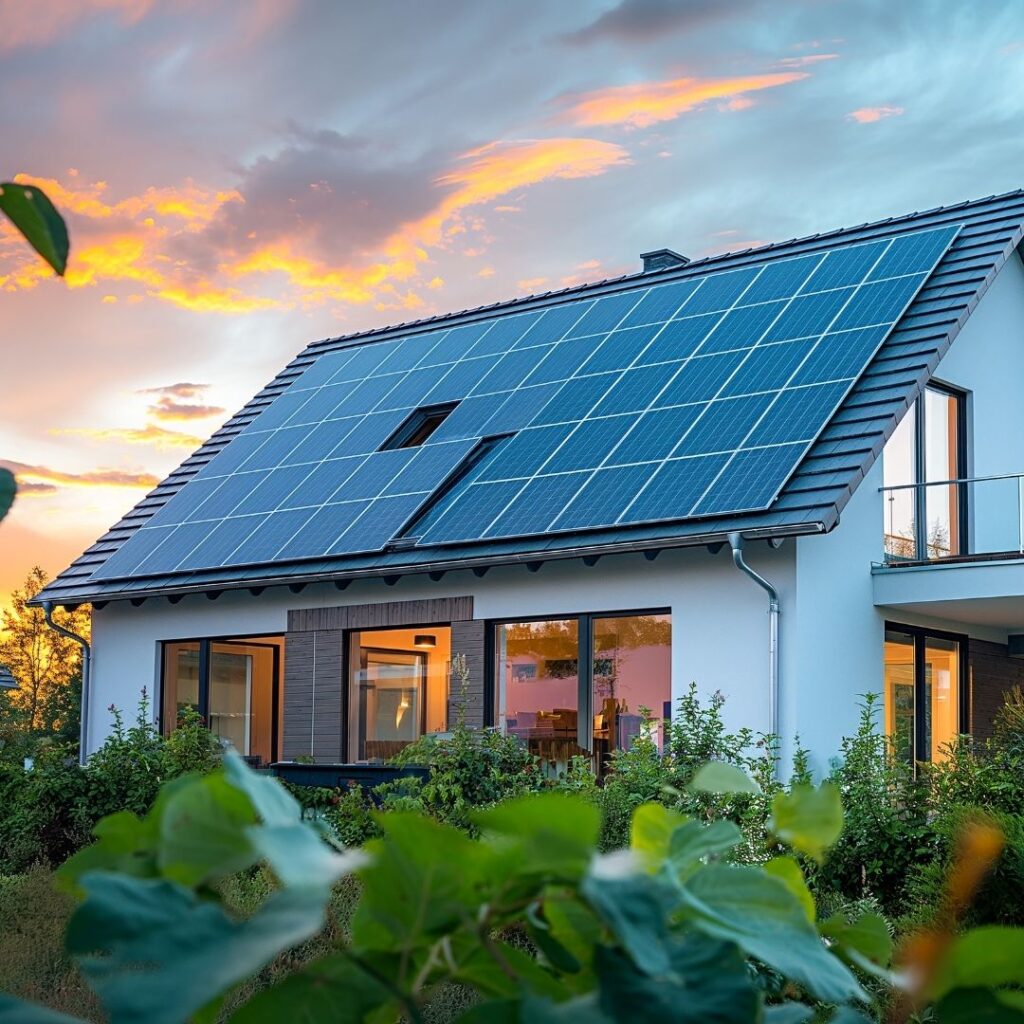 integrerede solceller i tag